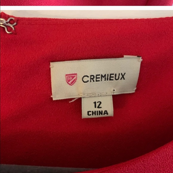 Elegant Cremieux Red Dress - Picture 3 of 5